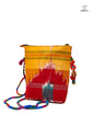 Sling Bag Gamcha Fashion Hand Embroided  Green  SL10