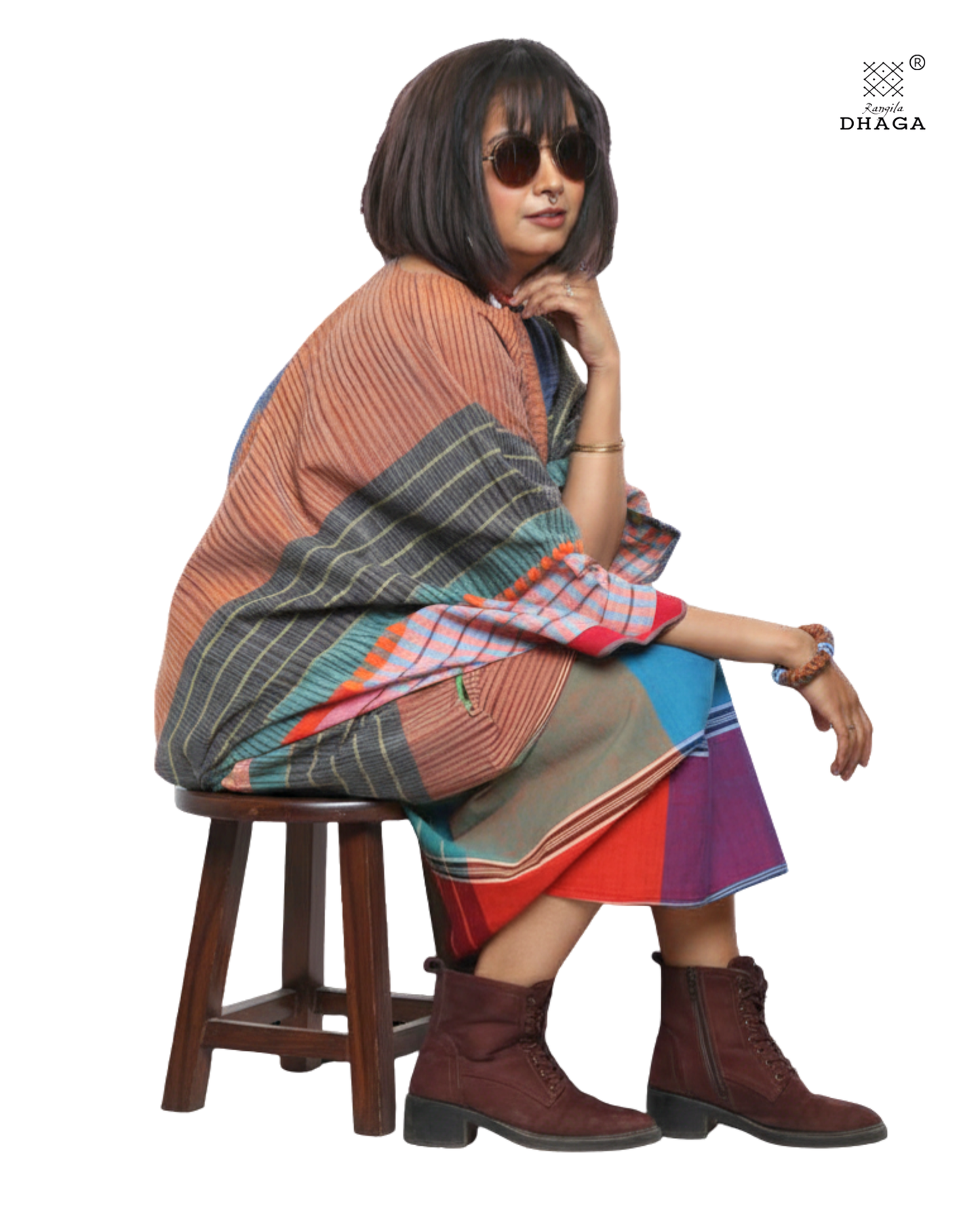 Free Size Gamcha Kaftan Dress BD02