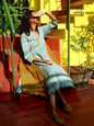 Dress Gamcha Fashion Handloom Cotton Fabric Green & Yellow Check D31