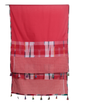 Rangila Dhaga Classic Red Gamcha Dupatta – Checkered Cotton (2.5m)- GD008