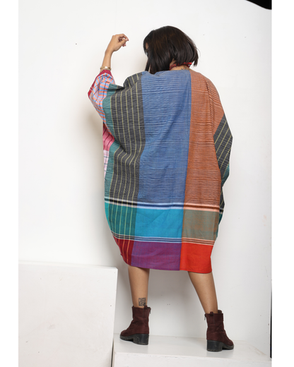 Free Size Gamcha Kaftan Dress