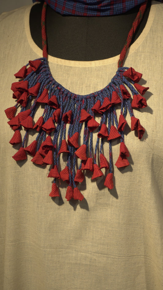 Kali Gamcha necklace (red color)