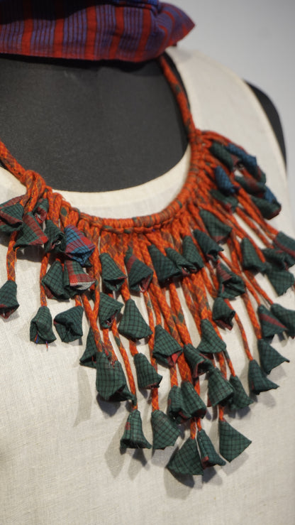 Kali Gamcha Necklace (Green Color)