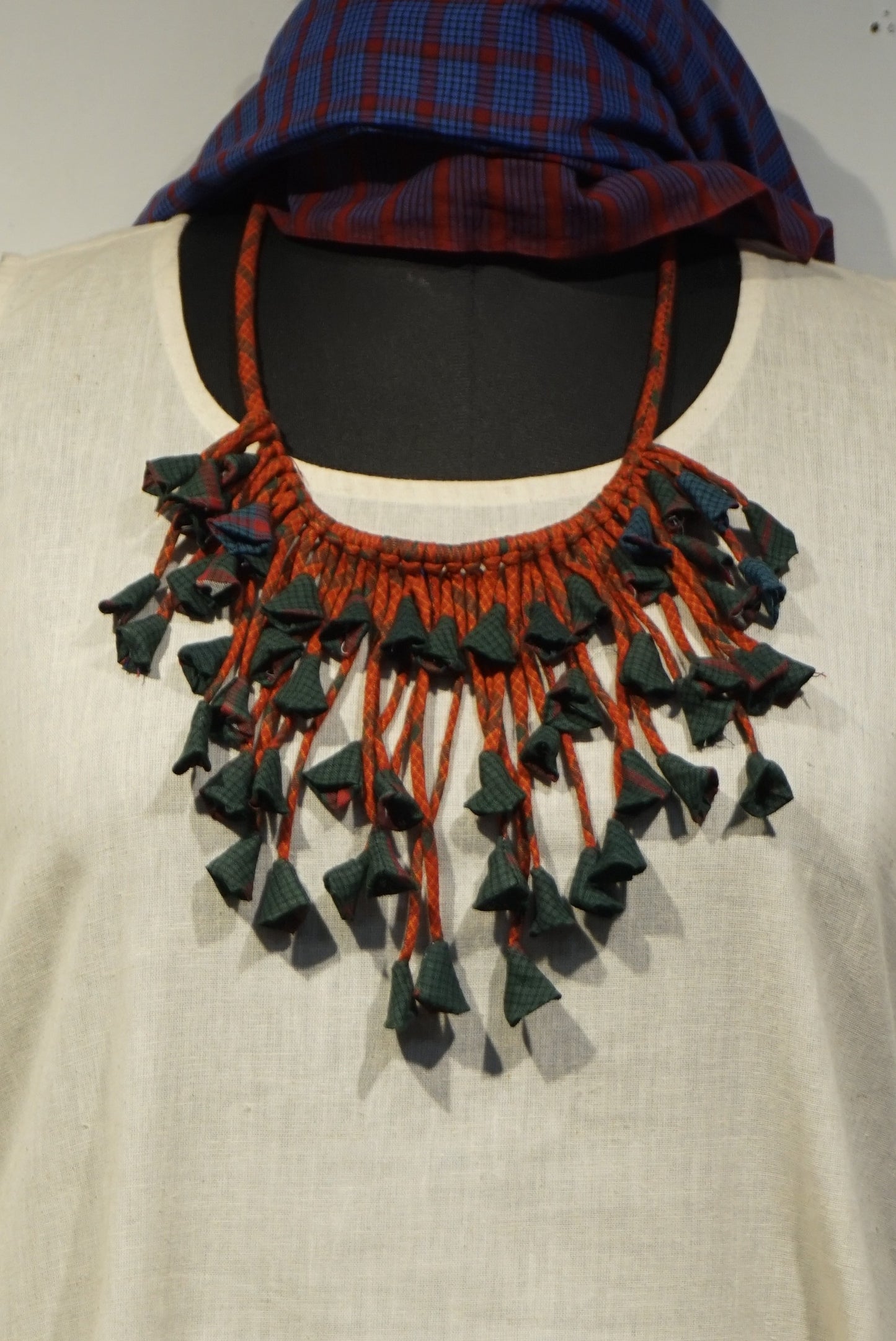 Kali Gamcha Necklace (Green Color)