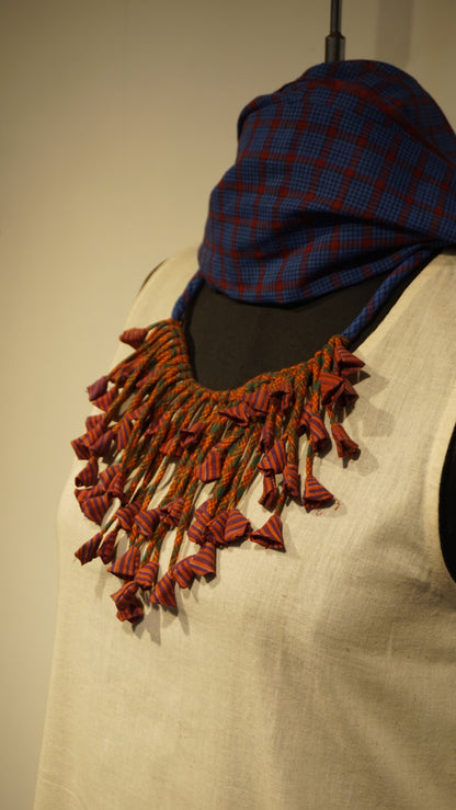Kali Gamcha Necklace (Red-Green Color)