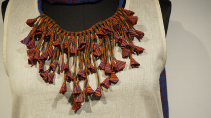 Kali Gamcha Necklace (Red-Green Color)