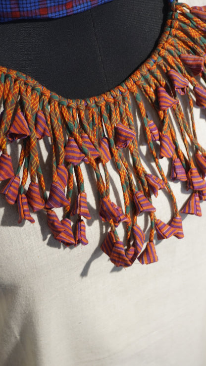 Kali Gamcha Necklace (Red-Green Color)