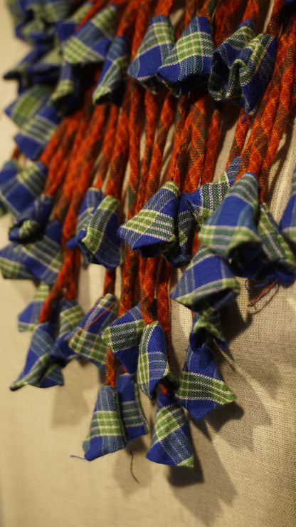 Kali Gamcha Necklace (Blue-Green Color)