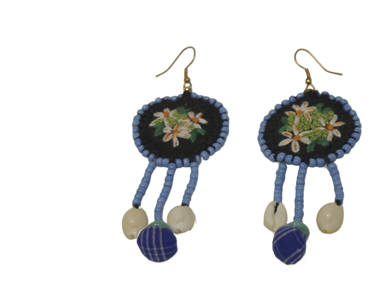 Handcrafted Gamcha Fabric Earings New- GE114