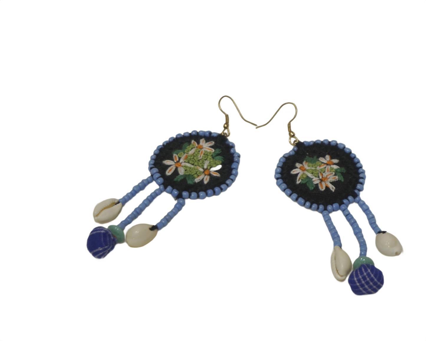 Handcrafted Gamcha Fabric Earings New- GE114