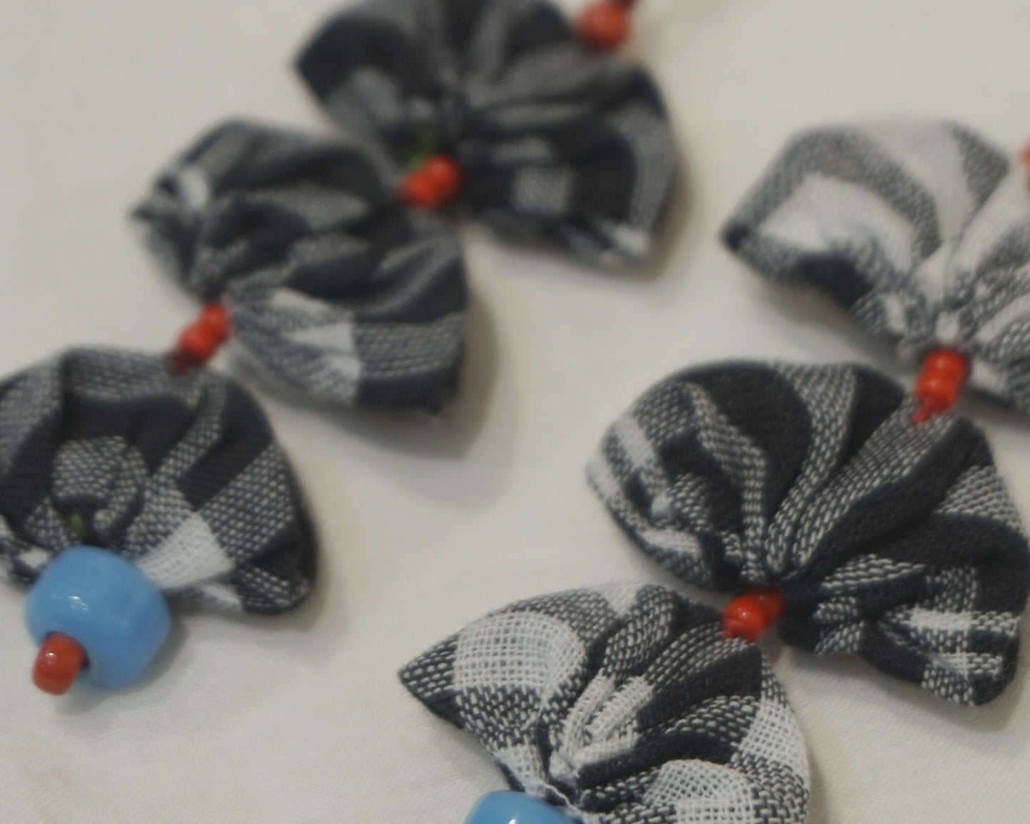 Handcrafted Gamcha Fabric Earings New- GE110