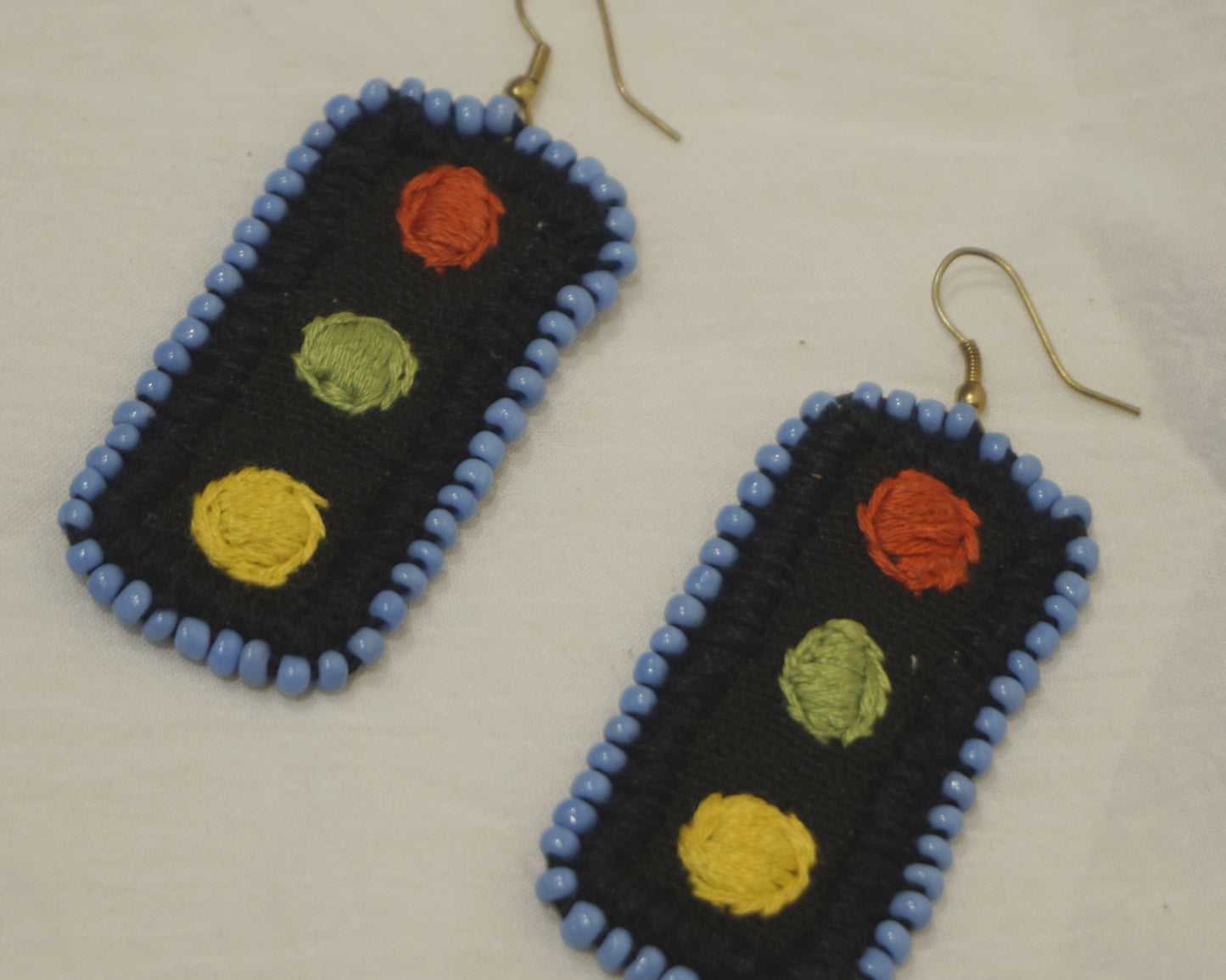 Handcrafted Gamcha Fabric Earings new- GE001