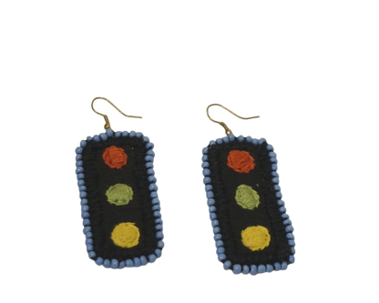 Handcrafted Gamcha Fabric Earings new- GE001