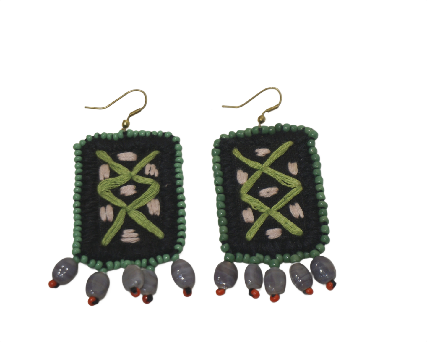 Handcrafted Gamcha Fabric Earings new- GE002