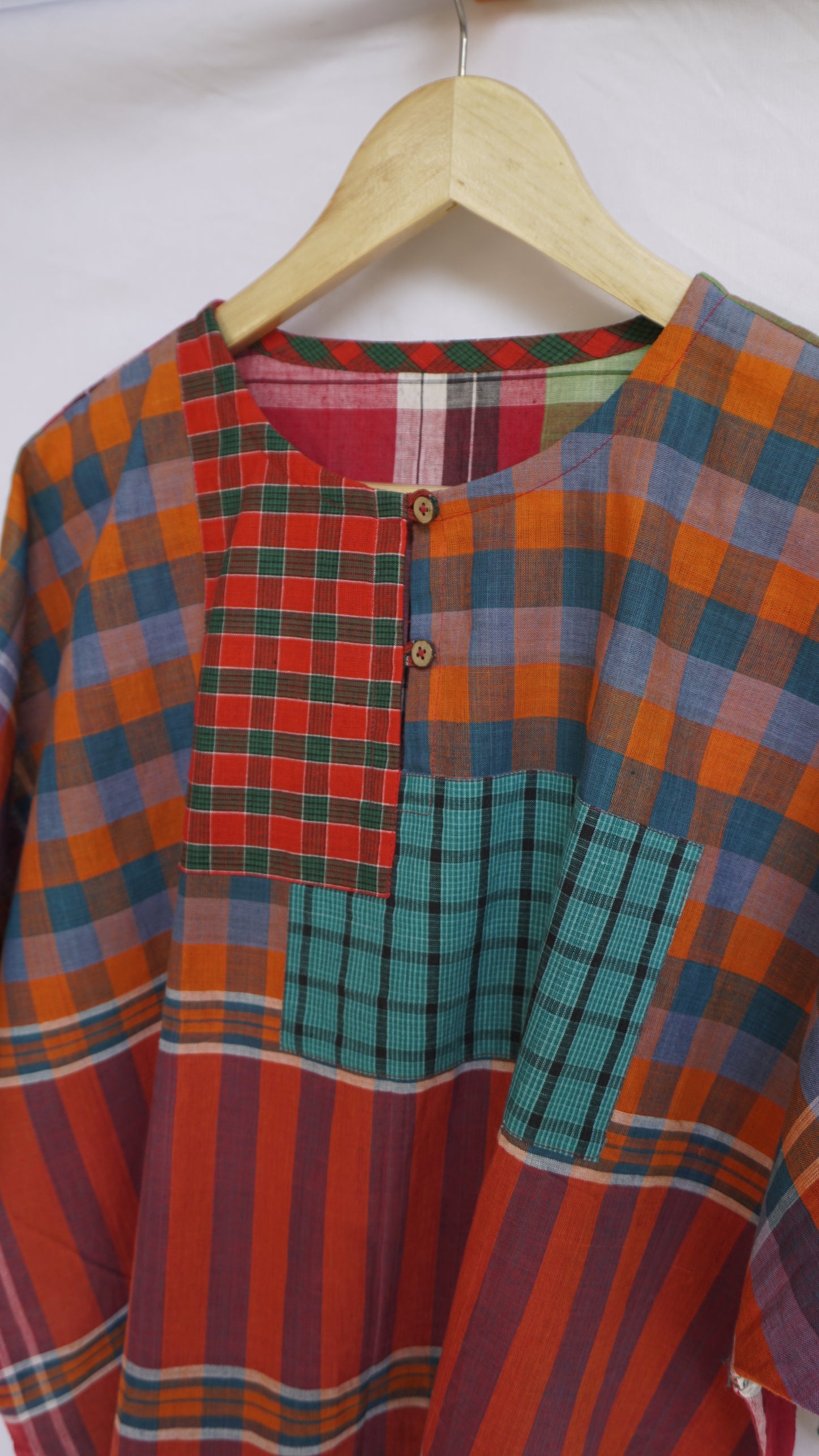 Women’s Oversized Gamcha Cotton Top