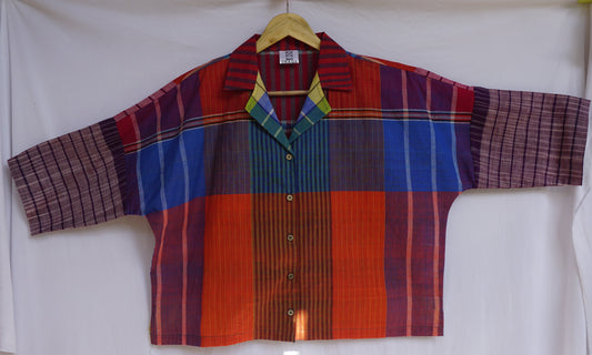 Oversized Top Cum Jacket (Multi Color)