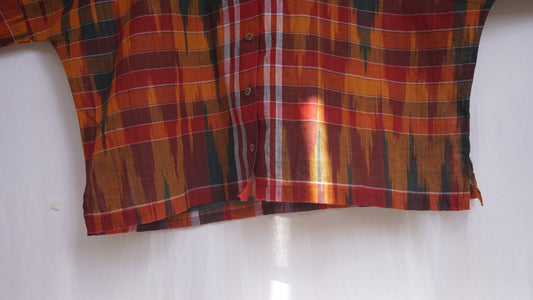 Oversized Top Cum Jacket For women Front Open KOTKI (Multi Color)