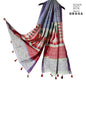 Patch work Gamcha Fashion Handloom Cotton Dupatta ( Multicolor)
