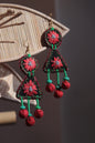 Handcrafted Gamcha Fabric Earings New- GE111