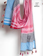 Rangila Dhaga Patchwork Gamcha Dupatta with Tassels – Multicolor Checks (2.5m)- GD030