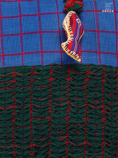 Handcrafted Gamcha Tote Bage with Fish Tassel
