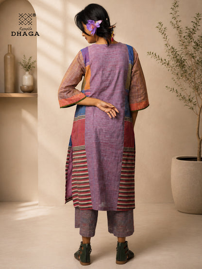 Handloom gamcha pant| Side Pockets | Signature Design by Rangila Dhaga pant
