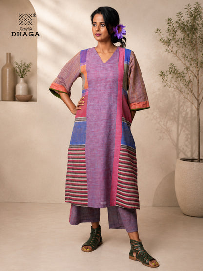 Handloom gamcha pant| Side Pockets | Signature Design by Rangila Dhaga pant